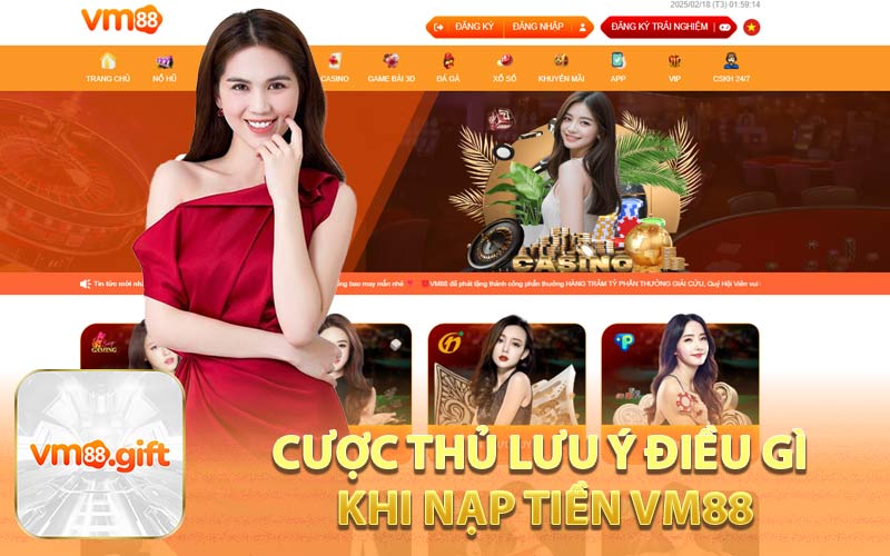 Cược Thủ Lưu Ý Điều Gì Khi Nạp Tiền VM88